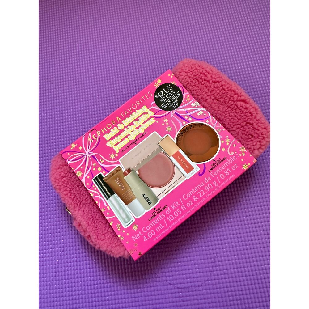 $119 Sephora Favorites Bold & Blushing Holiday Kit 2024 Best Sellers NEW Lips